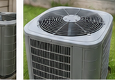 Outdoor condenser unit for central air repair service